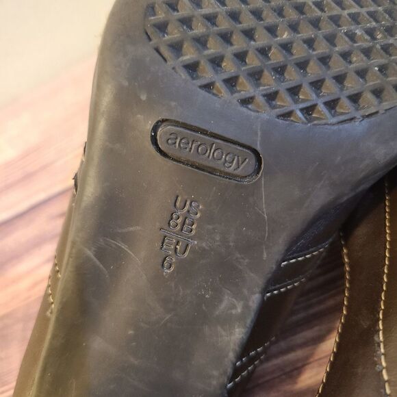 Aerology by aerosoles slides comfort heels Wafers Size 8B “Snapaziod” - Picture 6 of 7